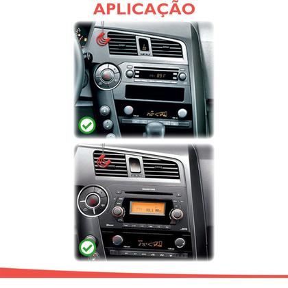 Imagem de Combo Kit Central Multimidia MP5 + Camera de ré + Moldura Preta Ssangyong Kyron AndroidAuto CarPlay