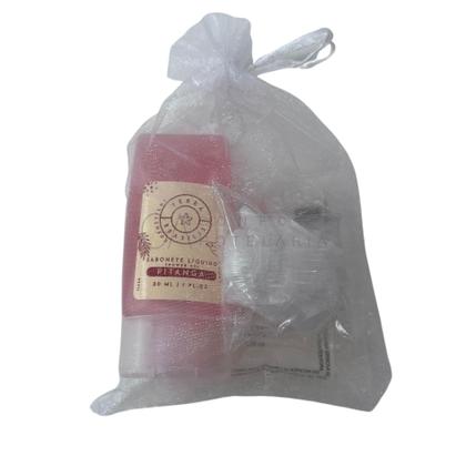 Imagem de Combo Kit para Banheira Pitanga 30unds com Touca de Banho  GA Confort - Realgems