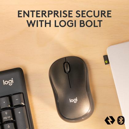 Imagem de Combo Logitech MK370 Wireless Graphite - Teclado e Mouse Sem Fio