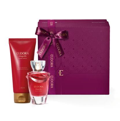 Imagem de Combo Magnific Rouge Camélia: Desodorante Colônia 75ml + hidrante 200ml  Sacola Eudora