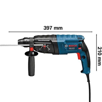 Imagem de Combo Martelete Perfurador Rompedor - GBH2-24 D + Esmerilhadeira Angular 110 Volts - GWS850 - BOSCH