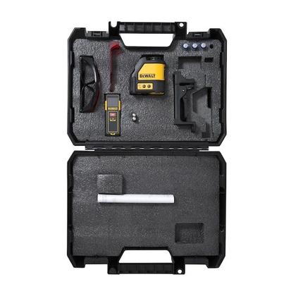 Imagem de Combo Nível a laser Vermelho Dewalt + Trena a laser 20M  + Caixa TSTAK (DW088K)