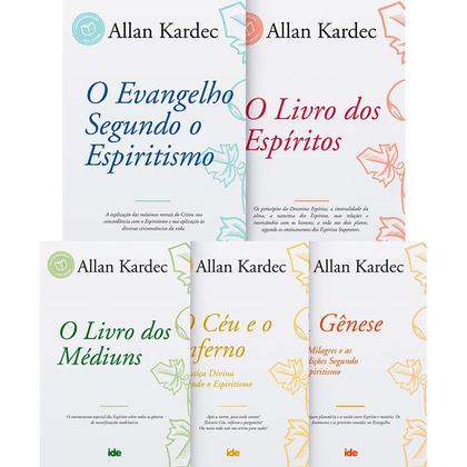 Imagem de Combo - Obras Básicas Allan Kardec 14x21 - 05 livros  Ide Editora