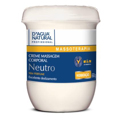 Imagem de Combo óleo e creme de massagem corporal neutro dagua natural