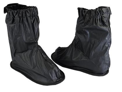 Imagem de Combo Polaina Bota Galocha Protetor Calçado Chuva Moto Motoboy + Touca Capuz Ninja Balaclava + Luva Preta X11 Fit