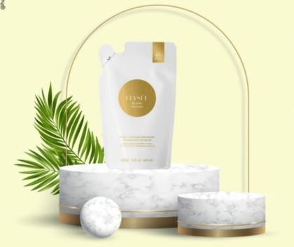 Imagem de Combo refil Elysée.  2 Refil Creme Desodorante Hidratante Corporal Acetinado Elysee 200g