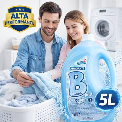 Imagem de Combo Sabão Líquido 5L Amaciante 5L Barbarex Brinde limpador perfumado cha branco 120ml