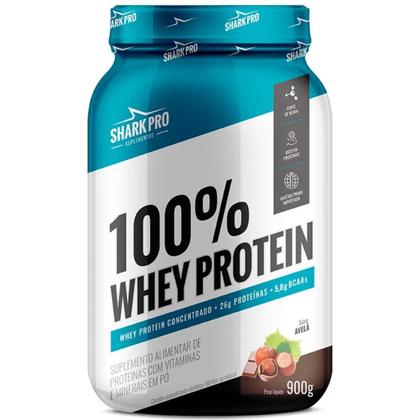 Imagem de Combo shark pro whey protein chocolate avelã + creatina + bcaa + brinde pote 900g