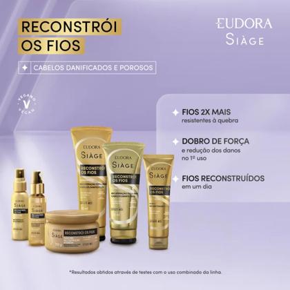 Imagem de Combo Siàge Reconstrói os Fios: Refil Condicionador 400ml + Shampoo 400ml