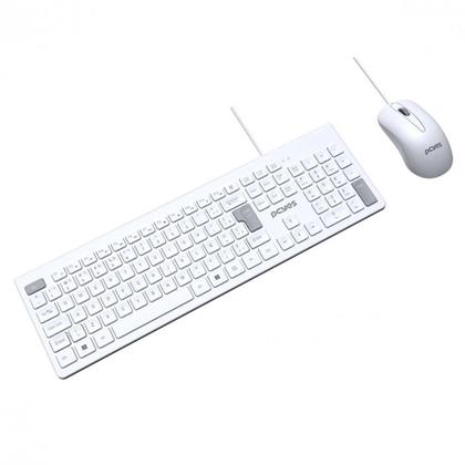 Imagem de Combo Soft Teclado + Mouse Usb 2M Branco