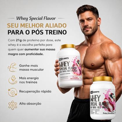 Imagem de Combo Special Flavor 840g E Creatina 1kg  Evolução Muscular e Alto Desempenho