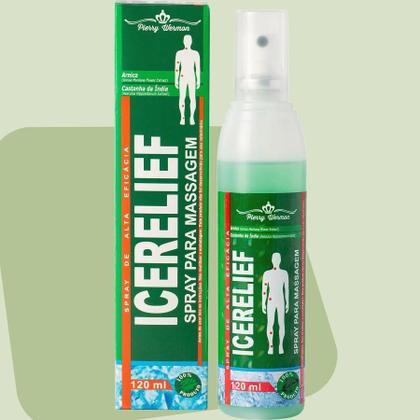 Imagem de Combo Spray Massageador Icerelief + Pomada Curcuma 21 Ervas