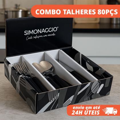 Imagem de Combo Talheres 80 Peças Sintonia/Rattan Várias Cores