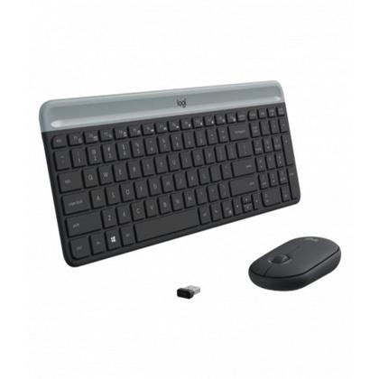 Imagem de Combo Teclado e Mouse Logitech MK470 s/ Fio Designer Slim 920-009268