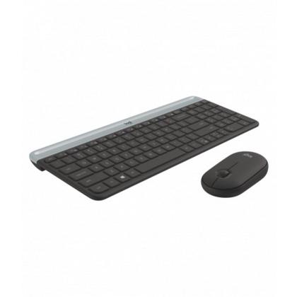 Imagem de Combo Teclado e Mouse Logitech MK470 s/ Fio Designer Slim 920-009268