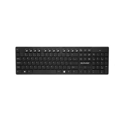 Imagem de Combo Teclado e Mouse Sem Fio Multi, 1200DPI, com Teclas Flutuantes, USB, Preto TC251