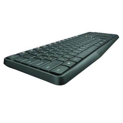 Imagem de Combo teclado+mouse logitech mk235 wireless compact usb preto