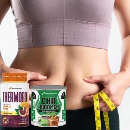Imagem de Combo Thermogenico  Thermoro + Cha Abdomen 140g
