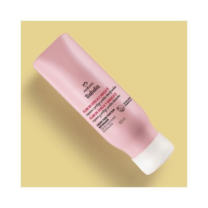 Imagem de Combo Tododia Natura Cabelos Reparador Flor de Cereja Abacate Shampoo Condicionador Creme de Pentear