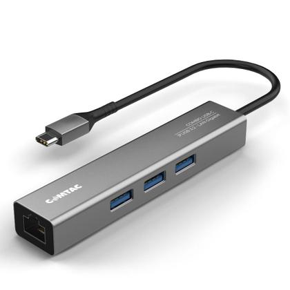 Imagem de Combo USB-C 3 Portas USB e 1 LAN GIGAbit Comtac 9454