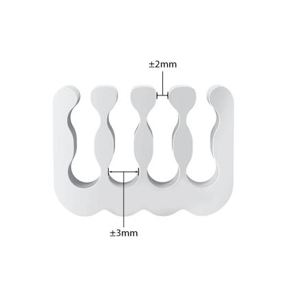 Imagem de Combs Separadores de Cabo Sleeved Branco 8 Pinos 4+4 e 6+2