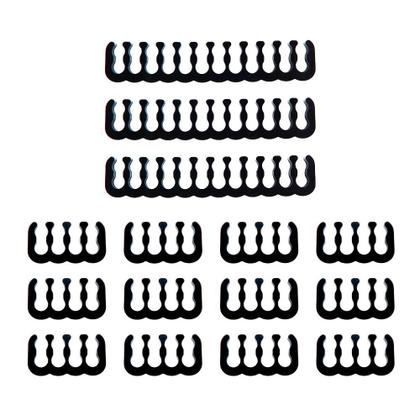 Imagem de Combs Separadores de Cabo Sleeved Preto 8 Pinos 4+4 e 6+2