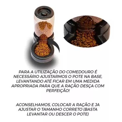 Imagem de Comedouro Automático Baby 1kg Cães E Gatos Pequenos Ca-08