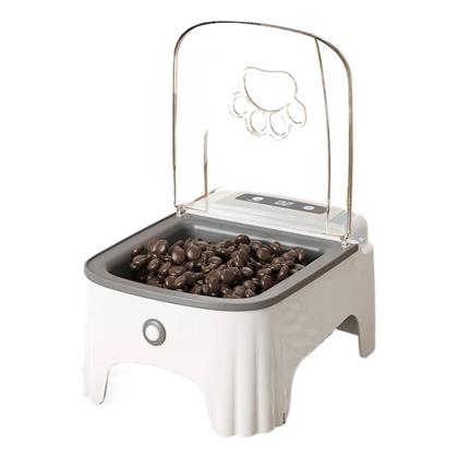 Imagem de Comedouro Automatico Cao Gato Cachorro Pet Raçao Sensor Presença Movimento Temporizador Programavel Animal de Estimaçao