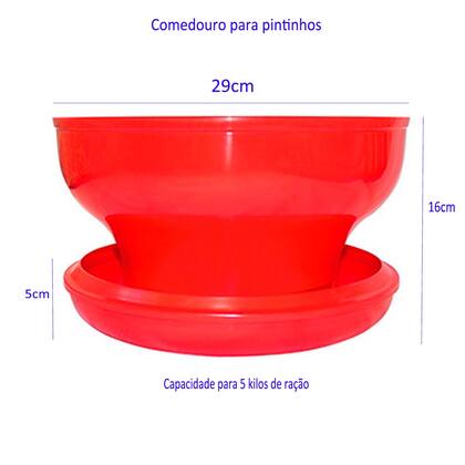 Imagem de Comedouro automático infantil 5kg para aves em geral- plástico