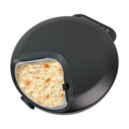 Imagem de Comedouro Automatico Raçao Cachorro Gato Pet Animais Bichos Comida programavel Dieta Petisco Viagem Passeio Casa Petshop