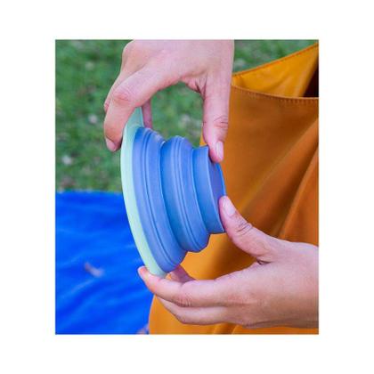Imagem de Comedouro Bowl Retrátil Azul Oikos