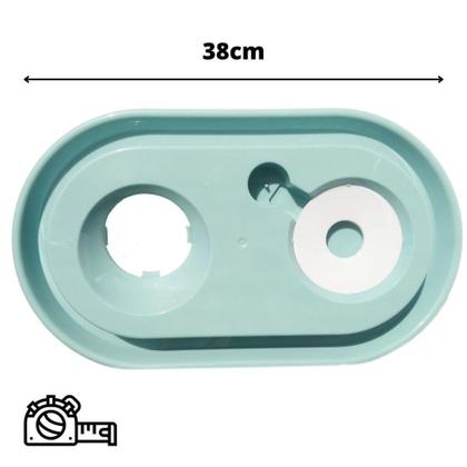 Imagem de Comedouro e bebedouro duplo com galão gatinho