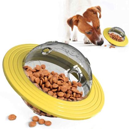 Imagem de Comedouro Interativo Cachorro Gato Pet Disco Voador Brinquedo