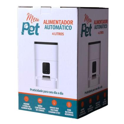 Imagem de Comedouro Meu Pet Automático Programável Branco