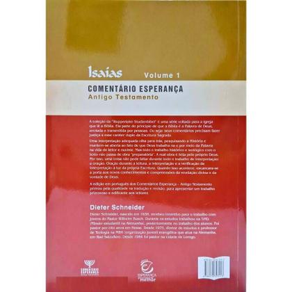 Imagem de Comentário Esperança Antigo Testamento: Isaias Volume 2 Dieter Schneider