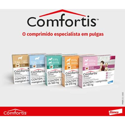 Imagem de Comfortis Elanco 810 mg para Cães de 18 a 27 Kg - 1 Comprimido