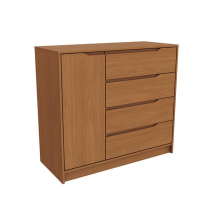 Imagem de Cômoda 1 Porta 4 Gavetas R260 Canela - Kappesberg