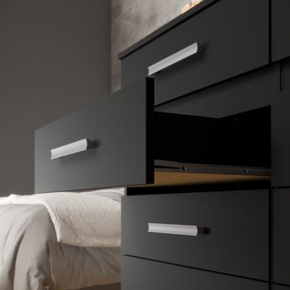 Imagem de Cômoda 10 Gavetas 99,4x123x40,5cm Alexia - Yescasa