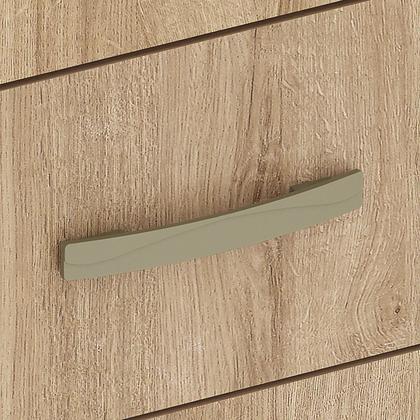 Imagem de Cômoda 2 Portas 5 Gavetas com Cabideiro e Pés Chicago