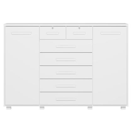 Imagem de Cômoda 2 Portas 7 Gavetas Fontana Albatroz Branco