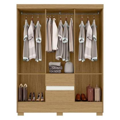 Imagem de Cômoda 2014143 E Guarda Roupa Casal Coimbra 2005138 Atacama Off White - Aramóveis