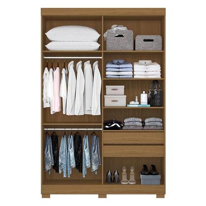 Imagem de Cômoda 2014148 e Guarda Roupa Solteiro 2030240 Atacama Grafite - Aramóveis