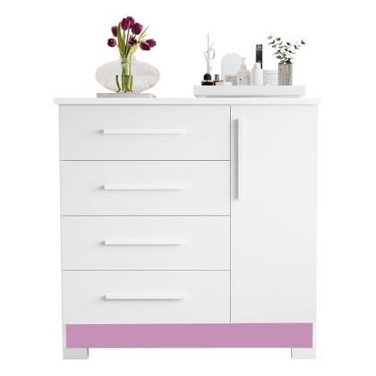 Imagem de Cômoda 4 Gavetas 1 Porta NT 5185