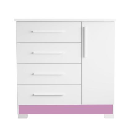 Imagem de Cômoda 4 Gavetas 1 Porta NT 5185