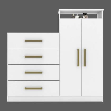 Imagem de Cômoda 4 Gavetas 2 Portas 1 Nicho Aurea