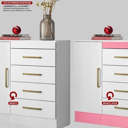 Cômoda 4 Gavetas Montevidéu - Demóbile Imagem de Cômoda 4 Gavetas Montevidéu