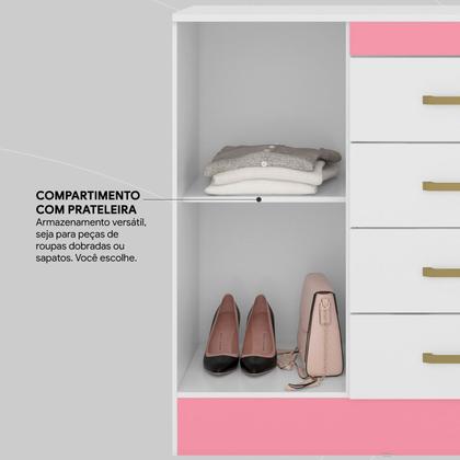 Cômoda 4 Gavetas Montevidéu - Demóbile Imagem de Cômoda 4 Gavetas Montevidéu