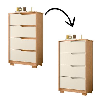 Imagem de Cômoda 4 Gavetas Sole Albatroz