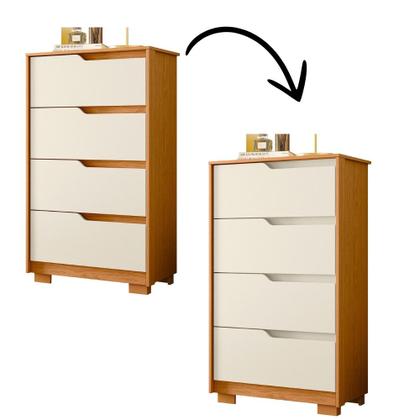 Imagem de Cômoda 4 Gavetas Sole Albatroz