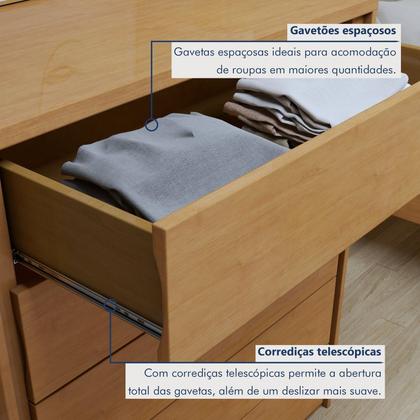 Imagem de Cômoda 5 Gavetas 100% em Mdf Unique